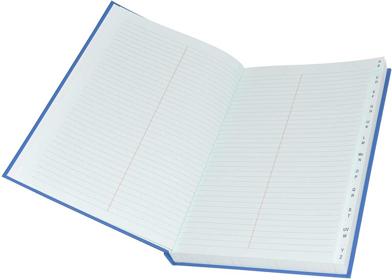 FIS Ledger Book, F/S Size, 3 Quire, 2 Column, FSACLDC3Q73, Blue