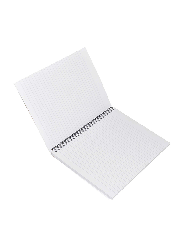 Light 10-Piece Spiral Soft Cover Notebook, Single Line, 100 Sheets, LINB971606S, Multicolour