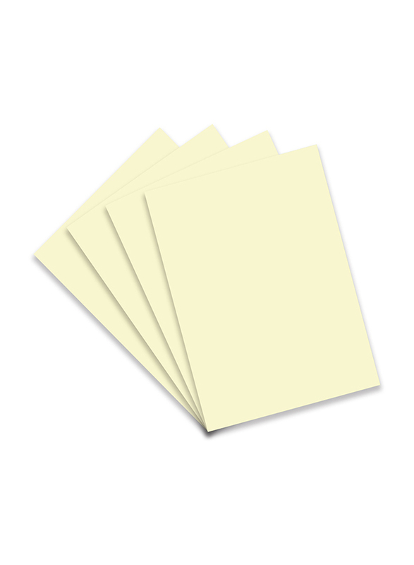 FIS Bristol Board, 50-Piece, 300 GSM, 50 x 70cm, FSBI3005070YL, Yellow