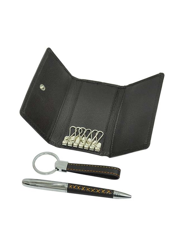 FIS Pen with Key Chain Gift Set, Black
