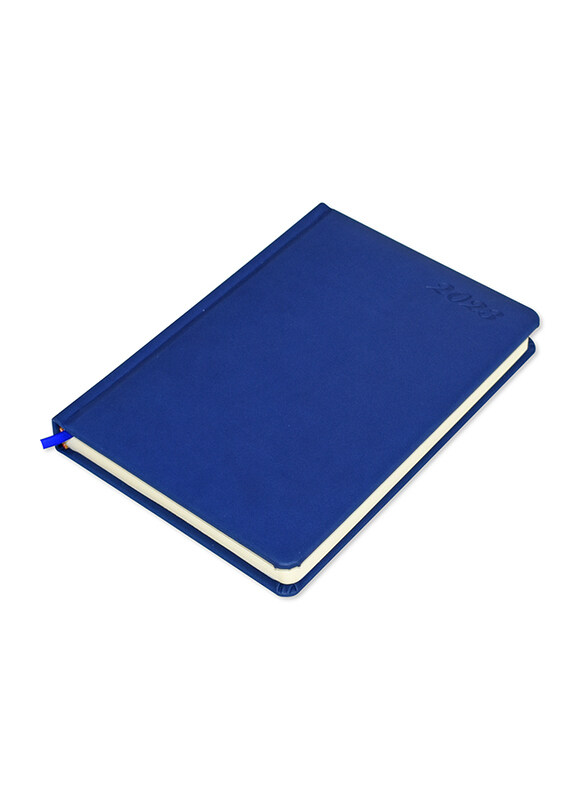 

FIS 2023 Saturday & Sunday Combined English Diary, 320 Sheets, 60 GSM, A5 Size, FSDI94E23BL, Blue