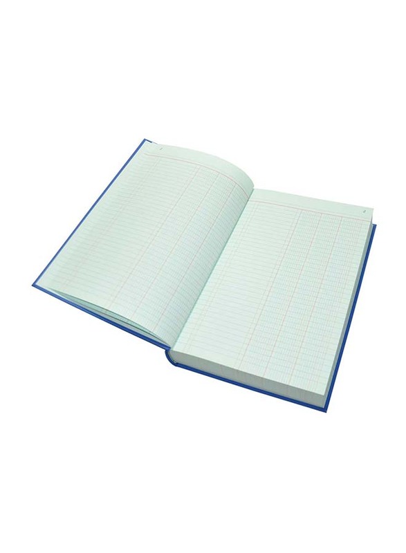 FIS Cash Book, F/S Size, 6 Quire, 3 Column, 3 Digit, FSACCTC6Q73, Blue