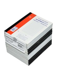 FIS Square NCR Paper Duplicate Book French Set, 5mm Square, A6 Size, 12-Piece, 50 Sets, A6 Size, FSDUA65MMNCR, Multicolour