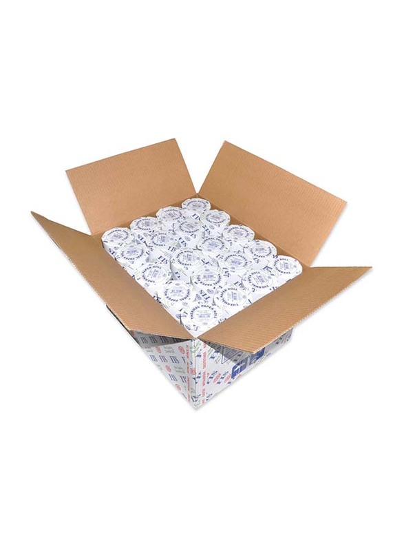 FIS Thermal Paper Roll Box, 80mm x 80m x 1/2 inch, 60 Pieces, FSFX80MMX80M, White