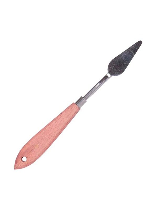 

Artmate Wooden Handle Palette Knife, JICUAMT18-8, Silver/Pink