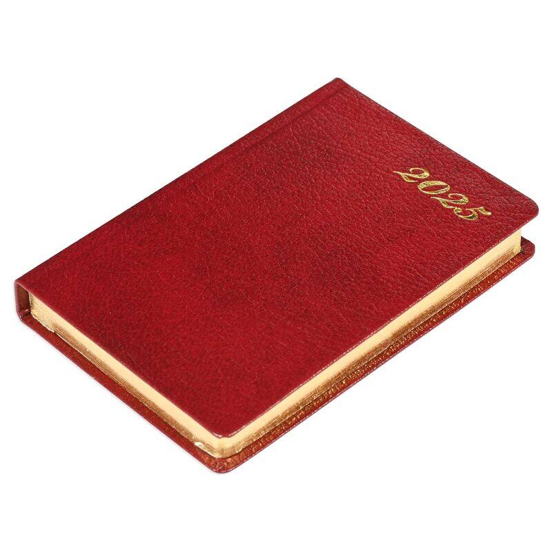 

FIS2025 Diary, Bonded Leather Materials, 1 Side Padded Cover, Gilded Edges, Round Corners, Arabic/English, Size A4(210x297mm), Grey Color-FSDI45AEGB25