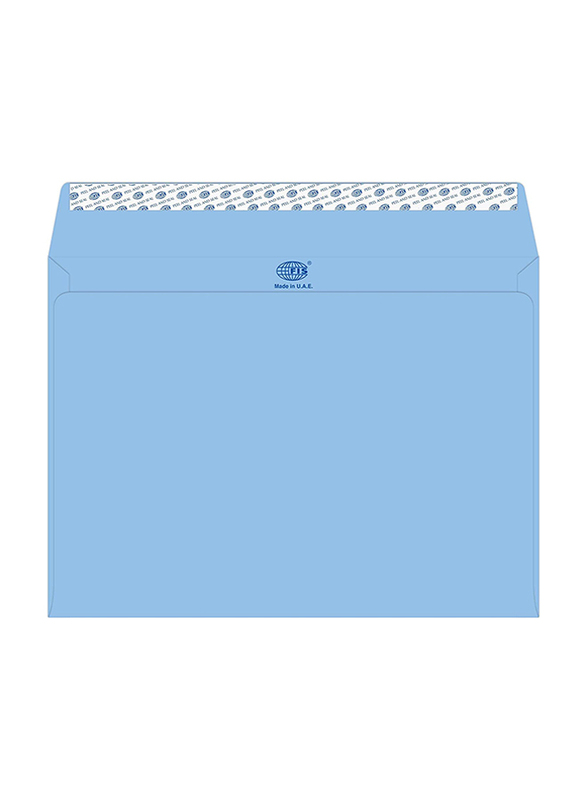 

FIS Executive Laid Paper Envelopes Peel & Seal, 12 x 9 Inch, 50 Pieces, Blue