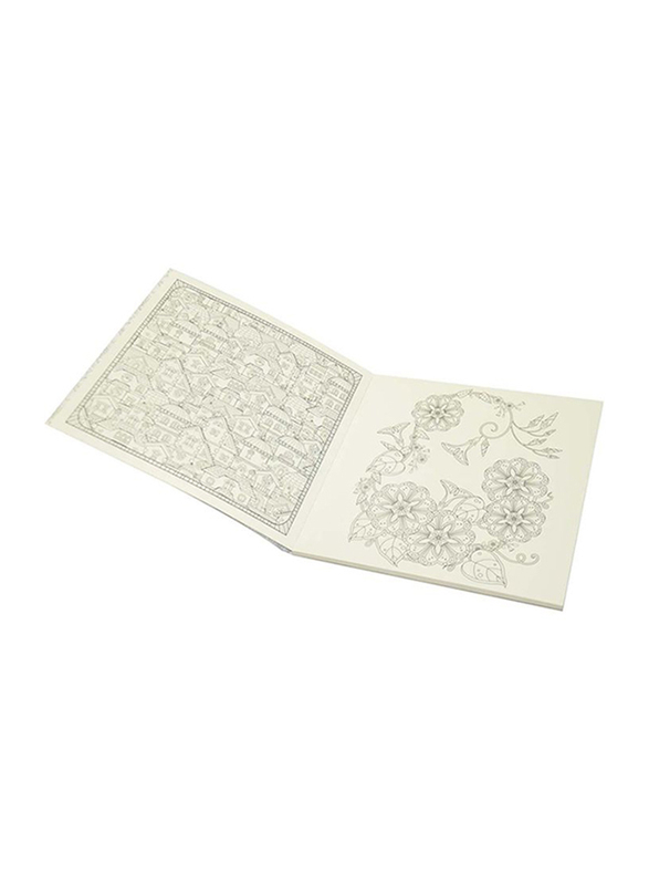 Folia Creative Coloring Pad, 20 Sheets, FOCH82301, White
