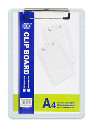 Fis Acrylic Clip Board, A4 Size, FSCB8044LBL, Light Blue
