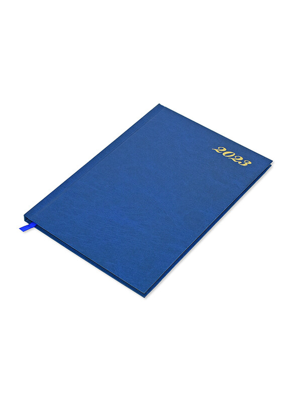 

FIS 2023 1-Week At A Glance English Diary, 128 Sheets, 60 GSM, A5 Size, FSDI78EN23BL, Blue