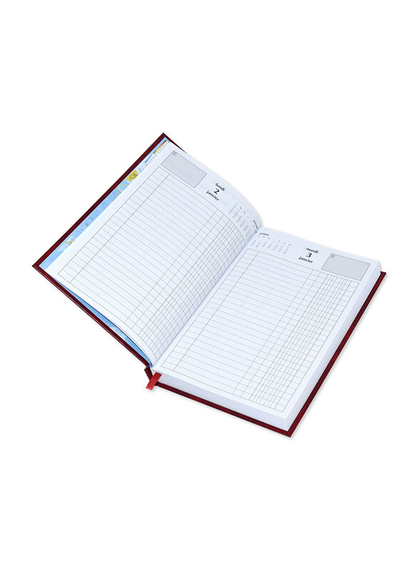

FIS 2023 French Diary, A5 Size, FSDI29FR23MR, Maroon