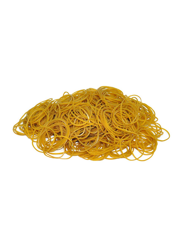 FIS Pure Rubber Bands, 1/4 LB - FSRB16, 16 Size, Yellow