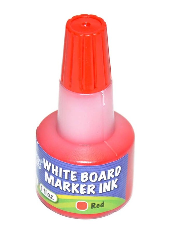 FIS 12-Piece Permanent Marker Ink, 30 ml, Red