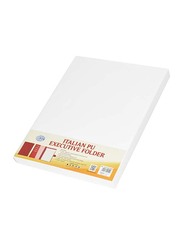 FIS Italian PU Executive Folder with Writing Pad, 24 x 32 cm, FSGT2432PUMRD4, Maroon