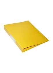 FIS Polypropylene Binder with 2 Ring, 25mm, A4 Size, 48 Piece, FSBDPPA4YL, Yellow