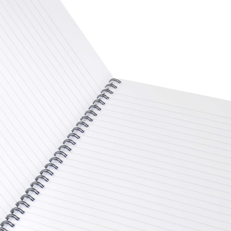 FIS Pack of 5 Spiral Hard Cover Notebook , 100 Sheet , 5 Pieces, FSNB5S1081907, White