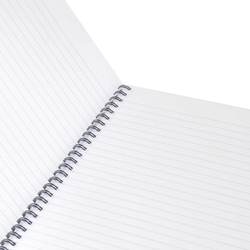 FIS Pack of 5 Spiral Hard Cover Notebook , 100 Sheet , 5 Pieces, FSNB5S1081907, White