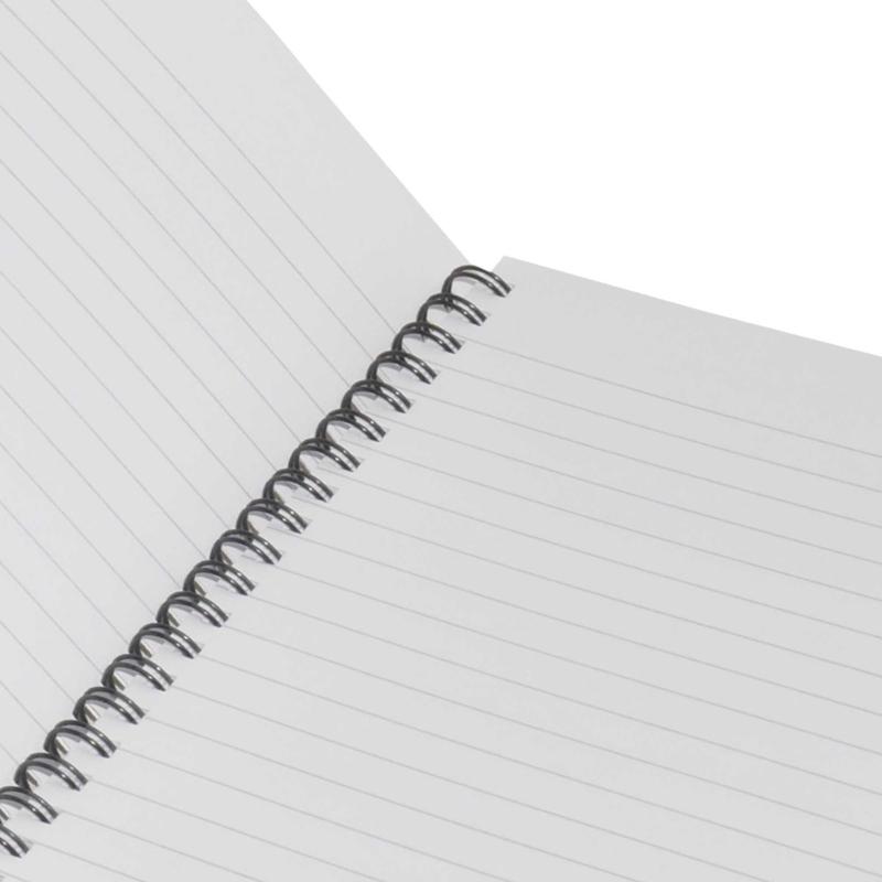Light 10-Piece Spiral Soft Cover Notebook, Single Line, 100 Sheets, LINB971708S, White