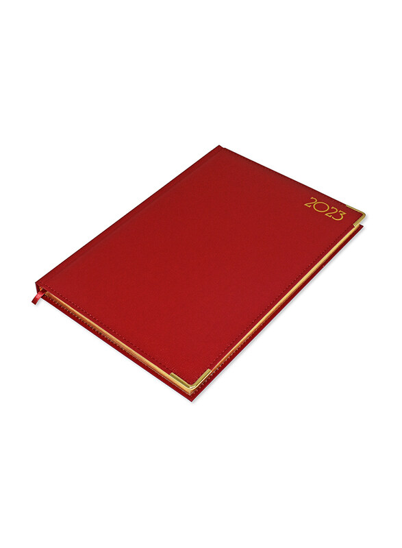 

FIS 2023 Golden English Diary, A4 Size, FSDI44EG23MR, Maroon