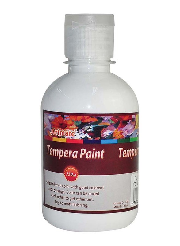 Artmate Tempera Poster Colour, 250ml, White