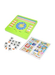 Sarmadee Back to School Series Tell The Time (Arabic & English), 56 Pieces, SAEDHM6903, Ages 3+