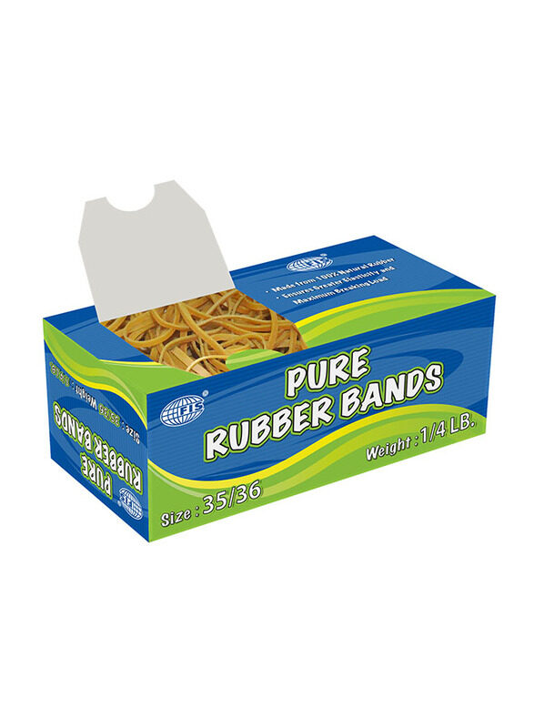 

FIS Pure Rubber Bands 35/36 Size, Yellow