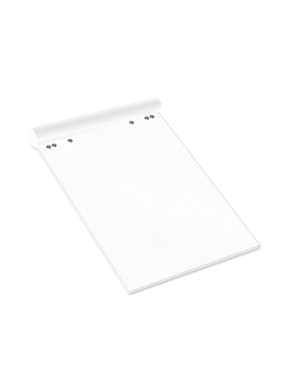 FIS Perforated Flip Chart Notepad, 20 Sheets, 80 GSM, Multicolour