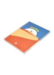 FIS Spiral Hard Cover Notebook, 100 Sheet , 5 Piece, FSNBS1081906, Multicolour
