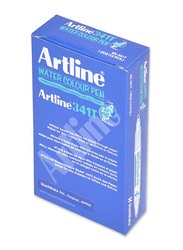 Artline 12-Piece 341T Twin Water Colour Marker Set, 1.0-0.4mm, Ochre Dark Yellow