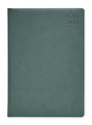 FIS 2024 Arabic/English Diary, 384 Sheets, 70 GSM, A4 Size, FSDI45AE24GR, Green