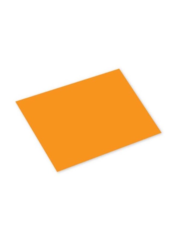 FIS Colored Cards, 100 Piece, 160GSM, 70 x 100cm, FSCH16070100SA, Saffron Orange