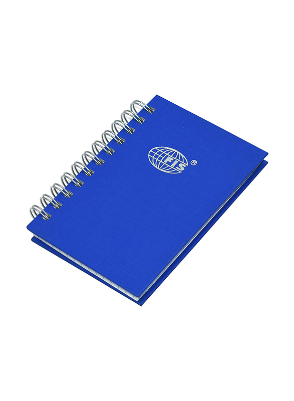 FIS Manuscript Notebook Set, 5mm Square, 2 Quire, 5 x 96 Pages, A7 Size, FSMNA72Q5MSB, Blue