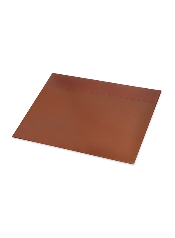 FIS PVC Desk Blotter, Brown