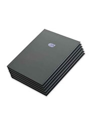 FIS Hard Cover Single Line Notebook, 5 x 100 Sheets, FSNBA5SL100AGR, Alpine Green