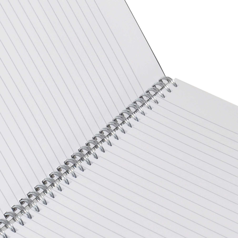 Light Hard Cover Spiral Notebook Set, 100 Sheets, A4 Size, 5 Pieces, Single Line, LINBSA41710, Multicolour