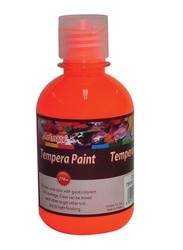 Artmate Tempera Fluorescent Colour, 250ml, Orange