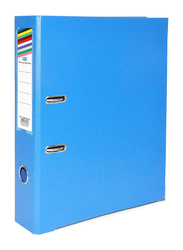 FIS PP Box File Folder, 8cm, 24 Pieces, FSBF8PBLFN, Blue