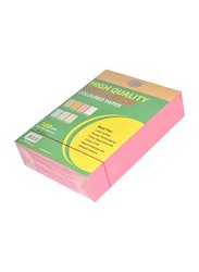 FIS Conqueror Paper, 500 Sheets, 100 GSM, A4 Size, FSPA100GA4DP, Dark Pink