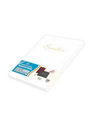 FIS Bonded Leather Signature Book with 10-Divisions, 245 x 310mm, FSCL1-10BNMR, Maroon