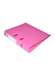 FIS PP F/S Narrow Lever Arch Box File, 4cm, 24 Pieces, FSBF4PPIFN10, Pink