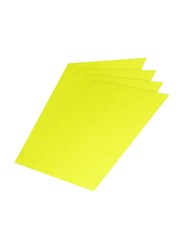 FIS Color Label, 100 Sheets, A4 Size, FSLA1-100FLE, Fluorescent Lemon Lime