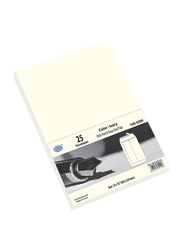 FIS Colour Peel & Seal Envelopes, 25-Piece, 100 GSM, 12 x 10-Inch, Ivory