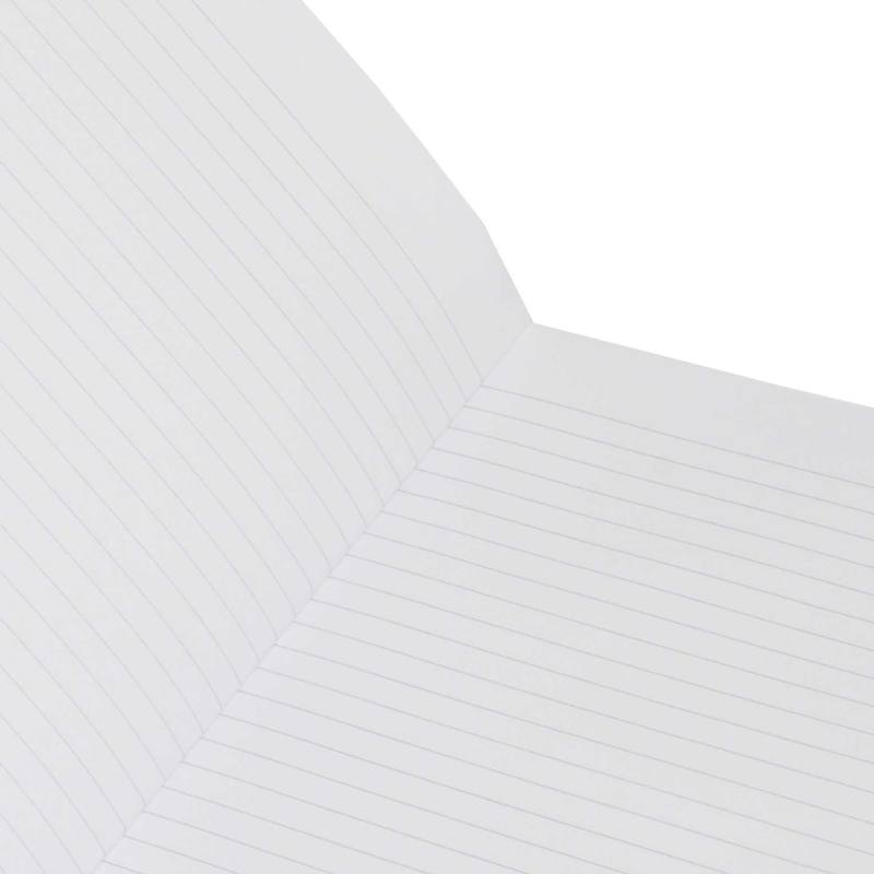 Light Hard Cover Notebook, 100 Sheets, 5 Piece, LINB1081707, White