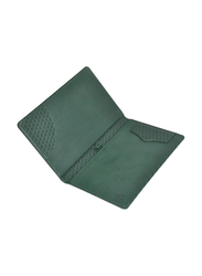 FIS Executive Italian PU Bill Folder with Magnet Flap, 150 x 245mm, FSCLBFGRD3, Green