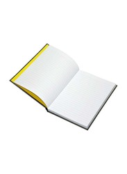 Light 5-Piece Hard Cover Notebook, Single Line, 100 Sheets, A4 Size, LINBA41806, Dark Grey