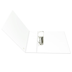 FIS 2D Ring Presentation Binder, A4 Size, 65mm Ring Size, 3.75 Inch Spine, FSBD265DPB, White