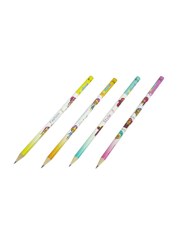

Adel 72-Piece Blacklead Pencil Set, ALPE2061130130, Yellow/Orange/Blue/Pink