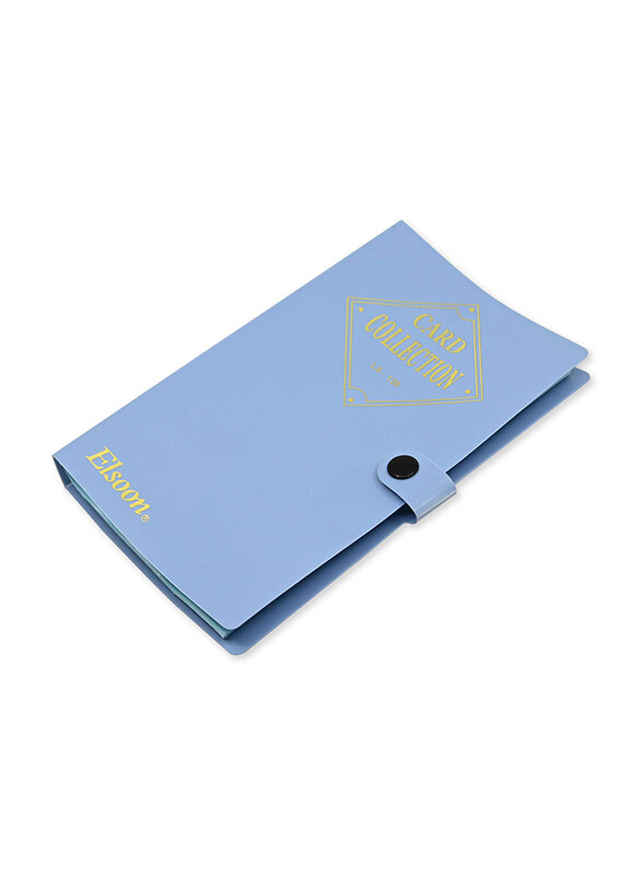 

FIS Elsoon Name Card Collection Book, LGNCLS120B, Blue