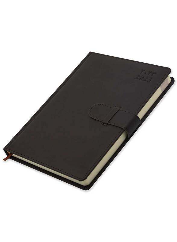 

FIS 2023 Arabic/English Agenda Diary, 400 Sheets, 70 GSM, FSDI75AE23DBR, Dark Brown