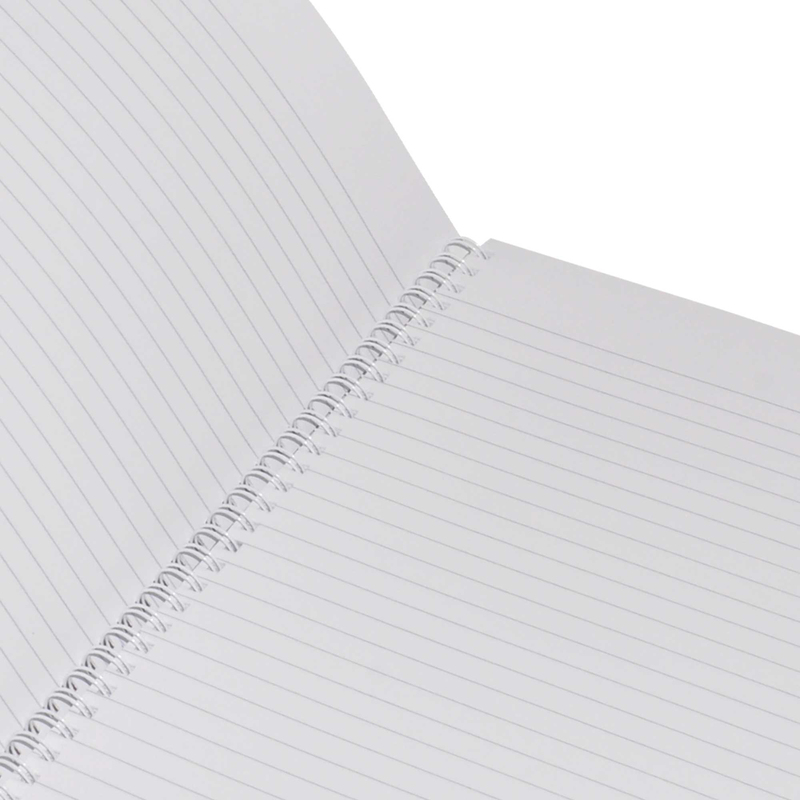 FIS Light Spiral Soft Cover Notebook, 100 Sheets, 10 Piece, LINB1081707S, White